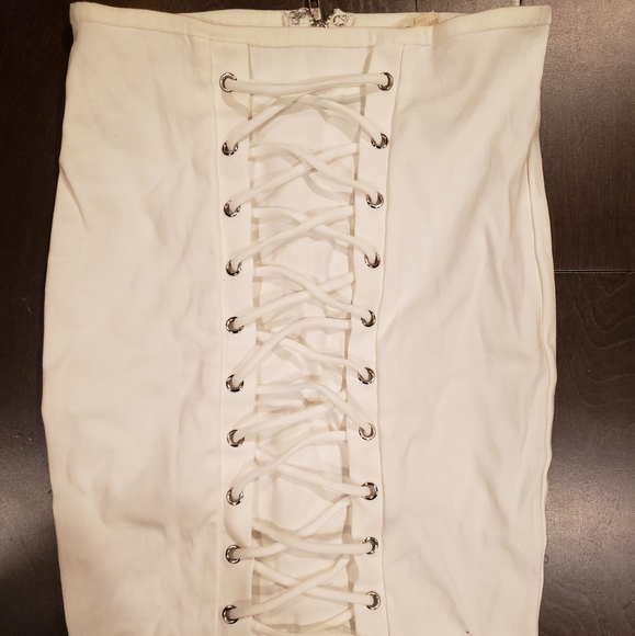 Hot & Delicious Dresses & Skirts - Hot and Delicious BodyCon White Skirt